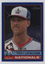 2025 Topps Heritage Chrome Blue Border 78/150 Trey Lipscomb #115 1l31