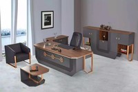 BüRomöBel-Set Luxus ArbeitszimmermöBel Schreibtisch SchräNke Couchtisch