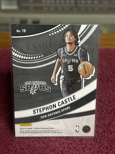 2024-25 Panini Revolution - Vortex Stephon Castle #19 (RC) - Imagen 2 de 2