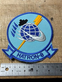 1980s/90s/2000s? US NAVY PATCH HATRON 8 SQUADRON ORIGINAL USN AVIATION BEAUTY!