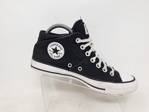 Converse Womens Ctas Madison Mid Black Skateboarding Shoes Size 8 - Picture 3 of 9