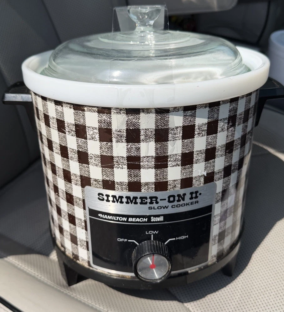 Vintage Hamilton Simmer-on Slow Cooker Crock Pot