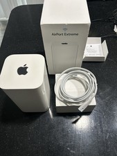 Apple AirPort Extreme Wireless Router White 3 LAN Ports Ethernet USB w/ Box