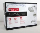Delta Eldren SpotShield Brushed Nickel Tub & Shower Faucet Kit - Valve Included