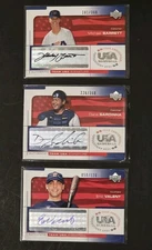 Topps Signatures USA Baseball 25-Year Anniversary Barrett Valent Sardinha 2004