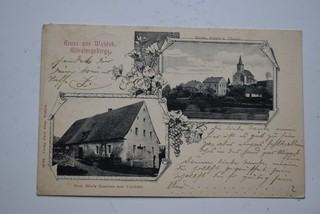 Postcard Jesenik Freiwaldau Moravia Silesia Guest House Jauernig Jesenik Freiwaldau Moravia