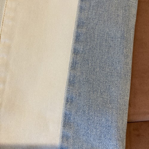 PacSun Damen Patch On Colorblock Blau Mom Jeans High Rise Gr. 25 Denim Süß - Bild 5 von 15