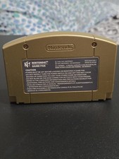 Zelda: Ocarina of Time Gold Collector's Edition (Nintendo 64, N64) Gold Cart