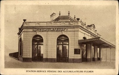 Postcard Paris, station service Péreire des Accumulateurs Fulmen,... - 4267115