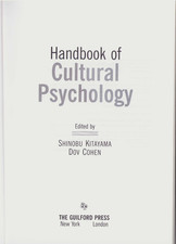 Handbook of Cultural Psychology by Dov Cohen ...