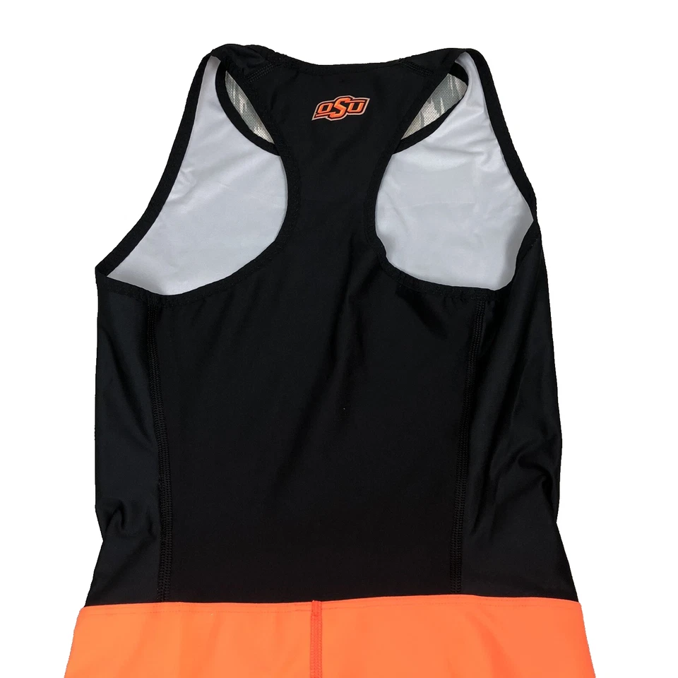 耐克女式单打美国制造俄克拉荷马州 OSU Areoswift M 码罕见 918112-XXX — 第 4/4 张图片