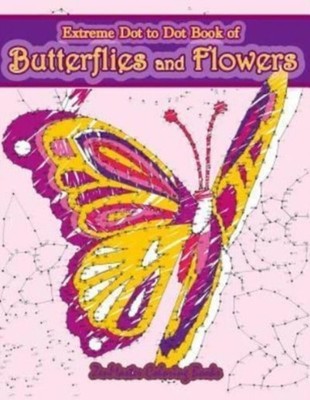 ZenMaster Coloring B - Extreme Dot to Dot Book of Butterflies and Flow - E555z