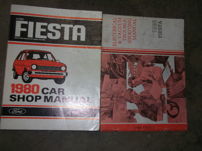 1980 Ford Fiesta Auto Service Werkstatt Reparaturhandbuch SET FACTORY OEM BÜCHER