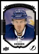 2015-16 Upper Deck Portraits Slater Koekkoek Tampa Bay Lightning #P-91 R142