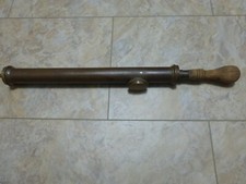 IRRIGATION BRASS PUMP Old VINTAGE Pump Antique Brass Water  Sprayer Wood