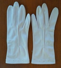 Nylasuede by Hansen Dress Gloves, Size 7.5, Excellent Condition, Beige Tan