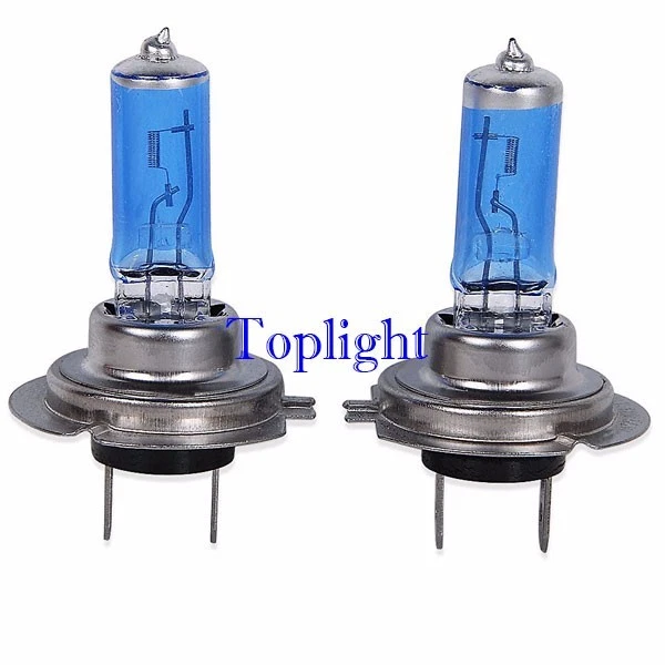 H7 White 5000K Xenon Halogen Headlight 100w Lamp Light Bulb For Bike - Image 3 of 4