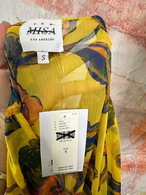 misa kaia floral chiffon mini dress Kaia Bell-Sleeve Chiffon Mini Dress Hemline Monroe