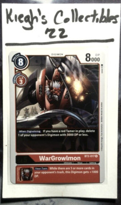 Digimon - WarGrowlmon *BT2-017 R*