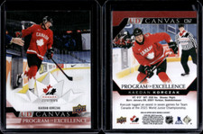 2022-23 Upper Deck Program of Excellence Canvas Hockey #C267 Kaedan Korczak