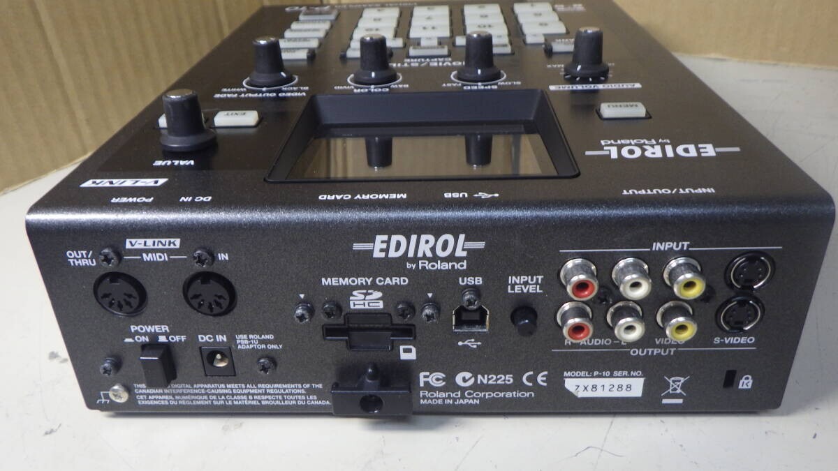 (希少)Roland EDIROL P-10 Visual Sampler Roland Pro A/V - P-10 | Visual Sampler