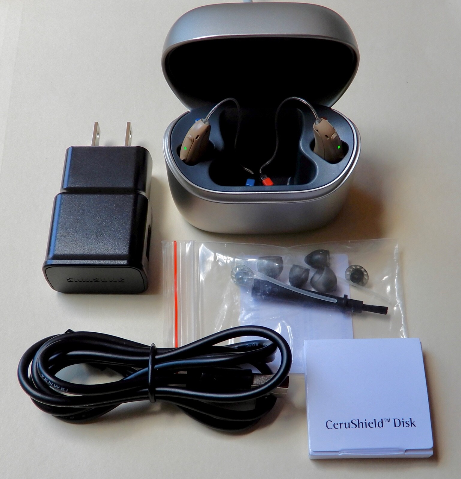 LUMITY AUDEO L-R Waterproof Bluetooth Rechargeable RIC Hearing Aids