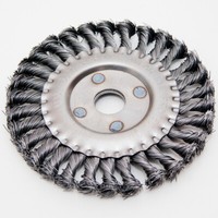 Ø 150 X 22,2 Mm ScheibenbüRste DrahtbüRste ZopfbüRste Gezopft F Winkelschleifer