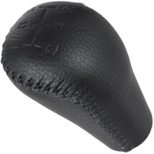 SCHWARZ Öko-Leder SCHALTKNAUF 5G FÜR TOYOTA LAND CRUISER 4 RUNNER HILUX CELICA