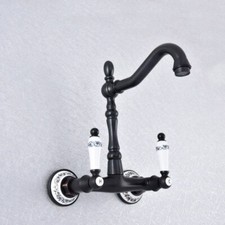 Black Oil Rubbed Brass Kitchen Wet Bar Bathroom Vessel Sink Faucet Tap ssf764