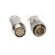 TAJIMI 8pin HT10A1.11J.8L-2,HT10A1.11P.8A-1 Camera signal line metal plug socket