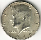 USA - 1969D - Kennedy ½ $ - Silver - #13844