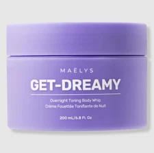 MAËLYS GET-DREAMY Overnight Toning Body Whip _ 6.8 oz / 200 ml New