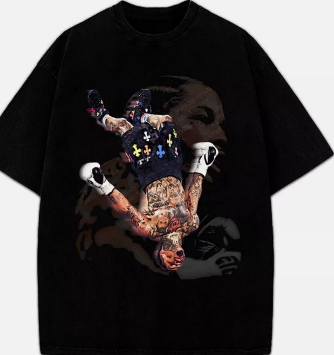 Gervonta Davis 世界チャンピオン　デービス Tシャツ ブラック新品 Gervonta Davis デービス ボクシング Tシャツ raptee. - メルカリ