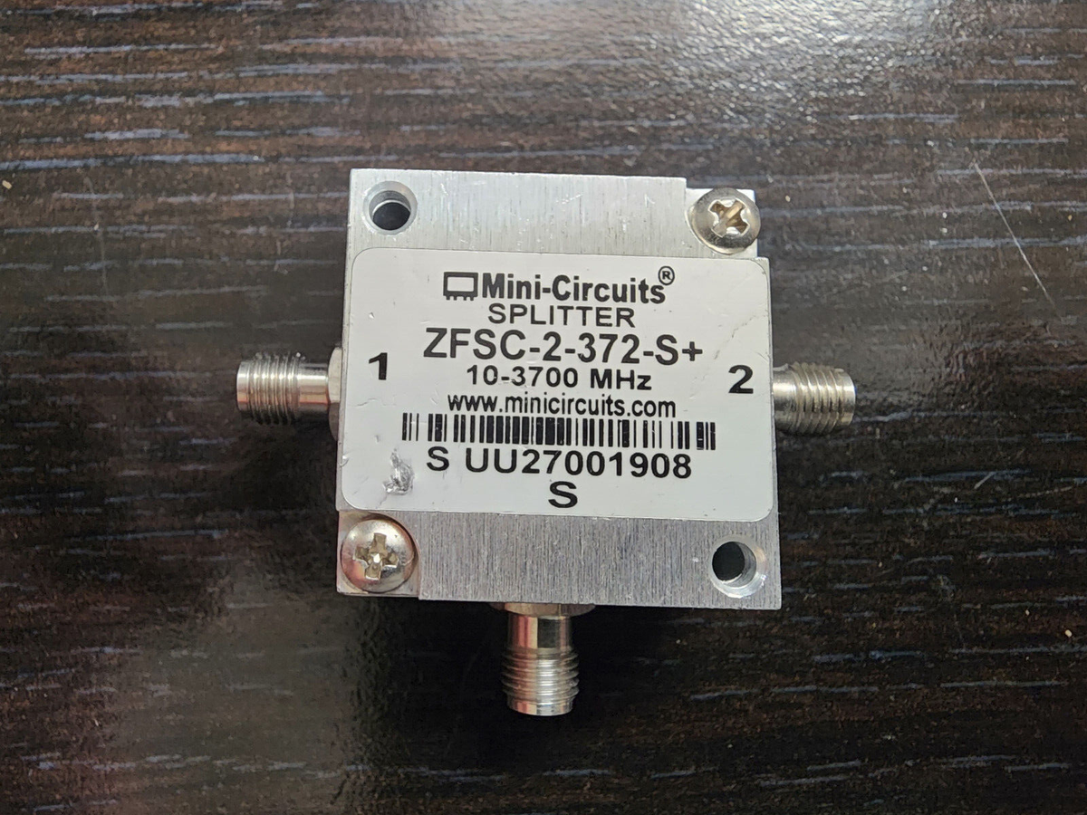Mini-Circuits ZFSC-2-372-S+ 10-3700MHz SMA Power Splitter | eBay