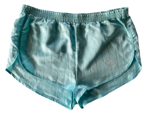 Adidas Glanz Sprinter Gr. S Shiny Nylon Vintage Shorts kurze Hose C922 - Afbeelding 1 van 11