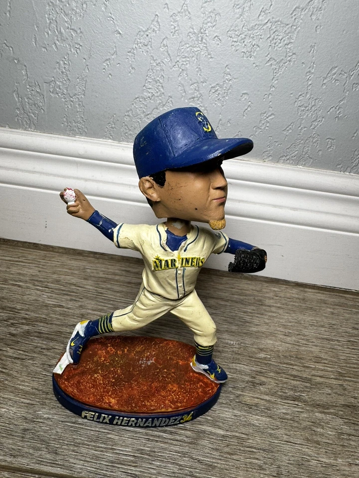 Felix Hernández Bobblehead Seattle Mariners 2016 24/06/16 sorteo estadio difícil de encontrar  Foto 4 de 4