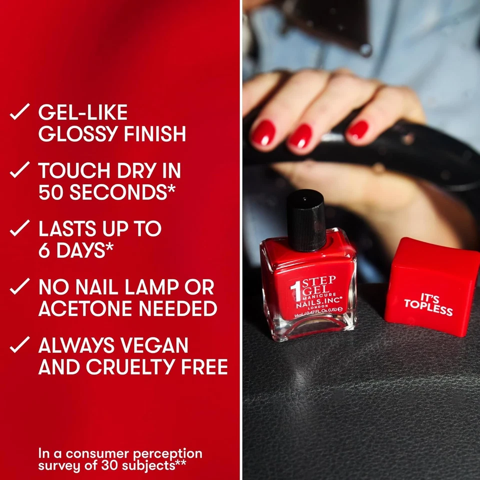 It'S Topless Gel-Like Nail Polish, 4-In-1 Base Coat, Treatment, Color & Top Coat - Image 4 of 4
