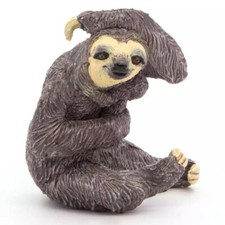 Papo Sloth Figurine Hand Painted Collectible Wild Animal Toy Figurine 50214 NEW