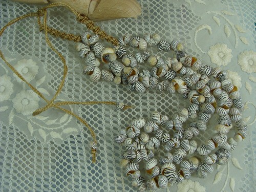 Mini Striped Zebra Sea Shell 2 Multi Strand Braided Hemp Beach Boho Adj Necklace - 第 24/24 張圖片