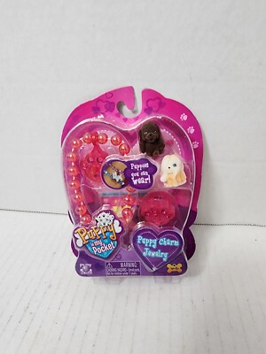 2009 Puppy in my Pocket Set: Bracelet, Ring & Puppy Charms Free Ship