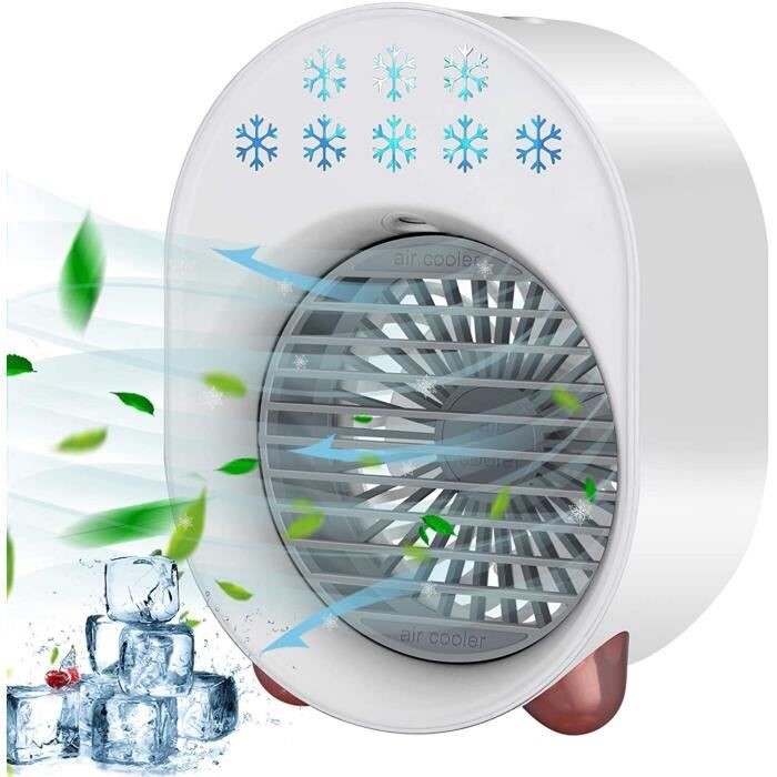 Climatiseur portable table de chevet ventilateur silencieux pour la nuit