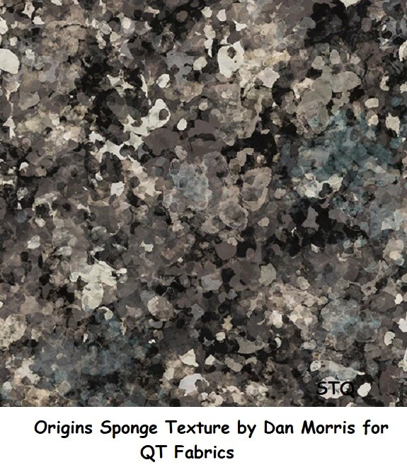 Origins Sponge Like Texture cotton Quilt fabric QT Latte Stone Cream - Image 3 of 4