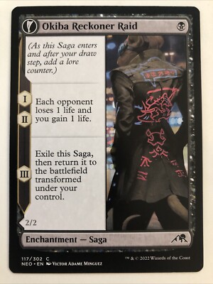 MTG Kamigawa: Neon Dynasty Okiba Reckoner Raid 117/302 LP