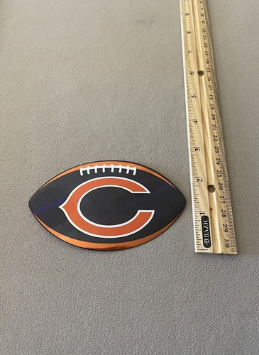 NFL Chicago Bears Prismatic Football Sticker~4 1/4” X 2 1/2”~Made In The USA~New - Picture 2 of 3