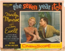 SEVEN YEAR ITCH LOBBY CARD #8 MOVIE POSTER Very Fine Condition MARILYN MONROE