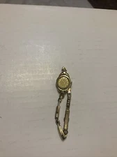 VTG Elgin 15J 10K Gold Filled Illinois Watch Case Co. 18mm Watch Working 