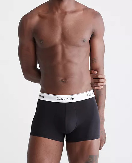Calvin Klein 3 комплекта Современный хлопковый Стрейч-кофр с низкой посадкой ЧерныйСерыйСиний X-Large 7690₽