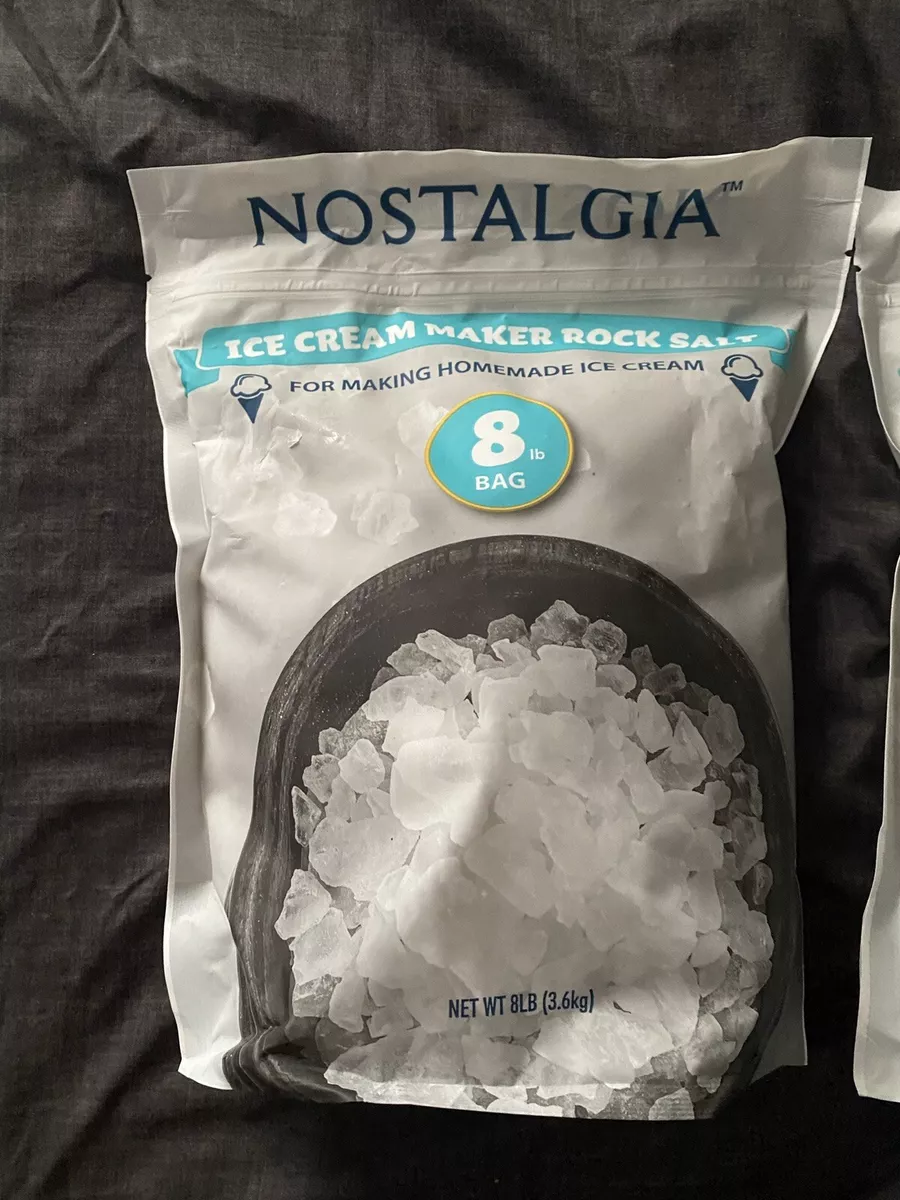 Nostalgia Ice Cream Maker Rock Salt, 8 lb