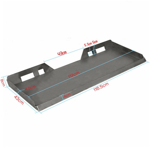 1/4" 5/16" 3/8" 1/2"Skid Steer Mount Plate Adapter Loader Quick Tach Attachment - Picture 23 of 25
