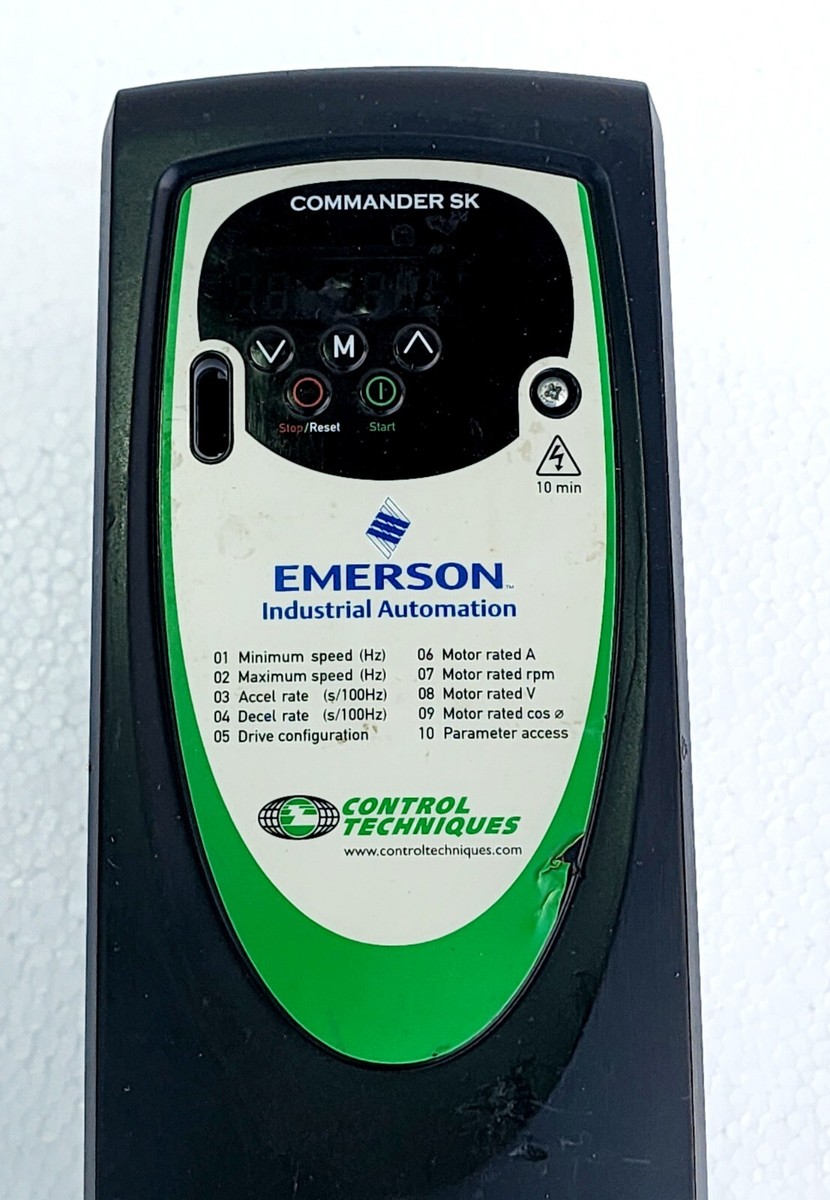 Emerson SKD3400750 Commander SK Inverter Drive 3Ph, 0-480V 0-550Hz